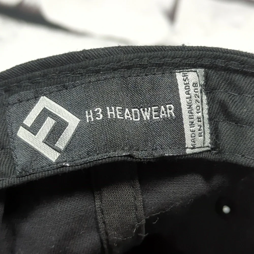 Flag Patch Black Snapback Hat Adjustable Ball‎ Cap
